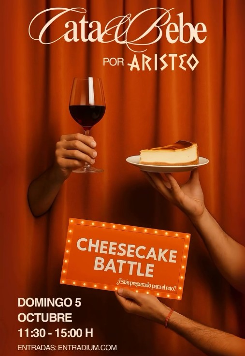 Cata & Bebe Cheesecake Battle · Brunch Edition por Aristeo Obrador, Las Palmas de Gran Canaria.