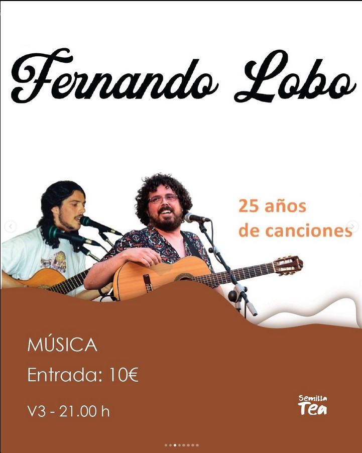 Concierto de Fernando Lobo en el Espacio Tea de Agaete, Gran Canaria.