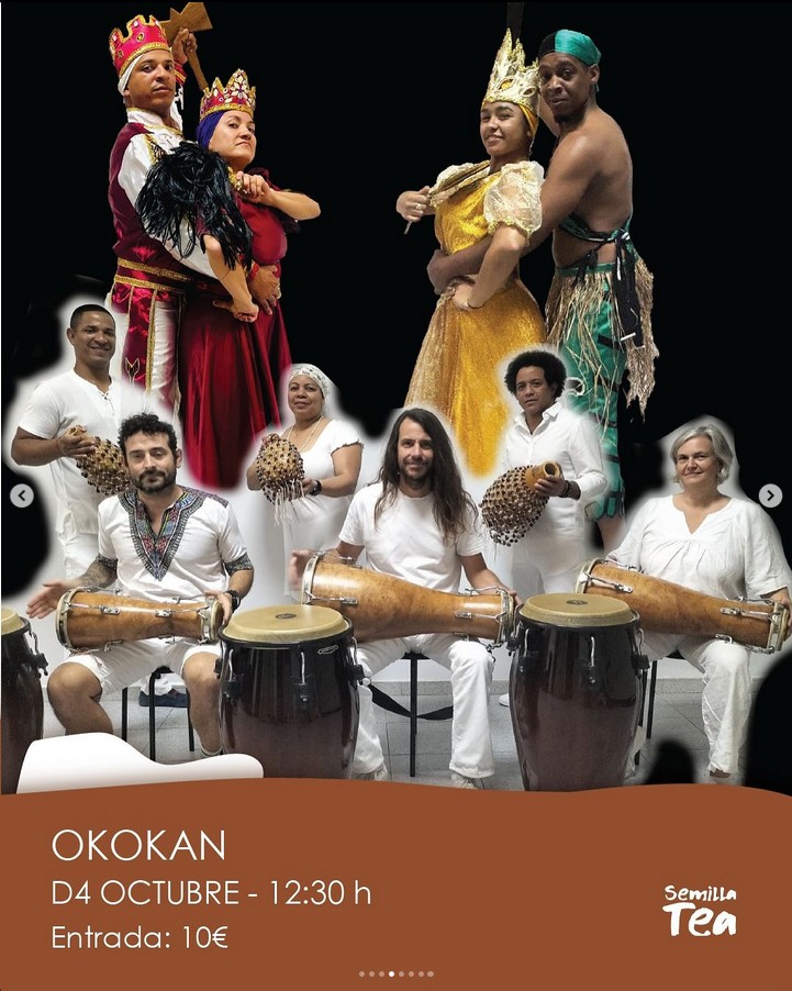 Concierto de Okokan en el Espacio Tea de Agaete, Gran Canaria.