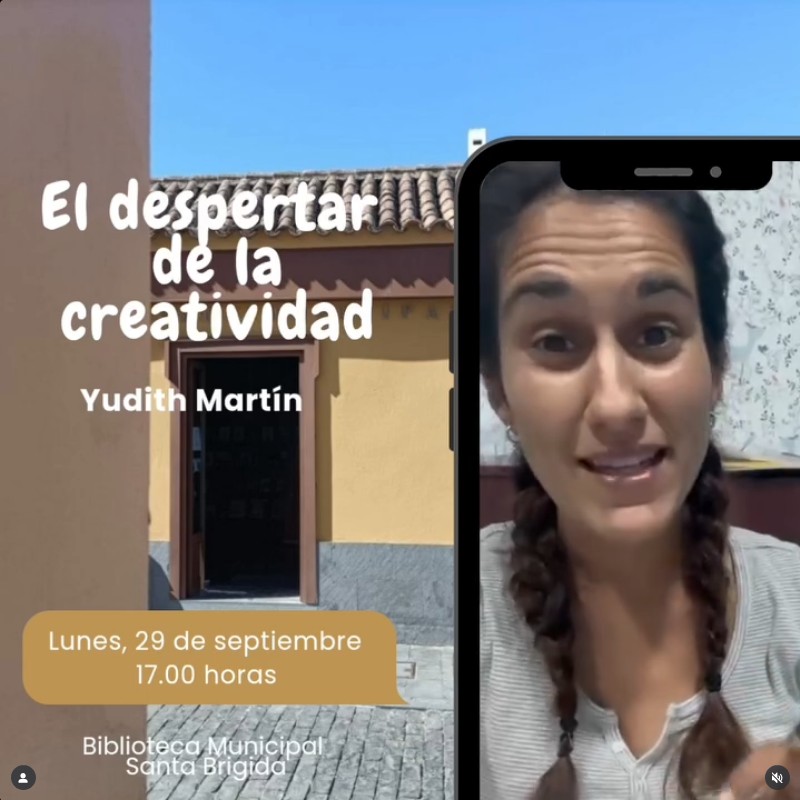 Taller infantil - El despertar de la creatividad, en la Biblioteca Municipal de Santa Brígida, Gran Canaria.