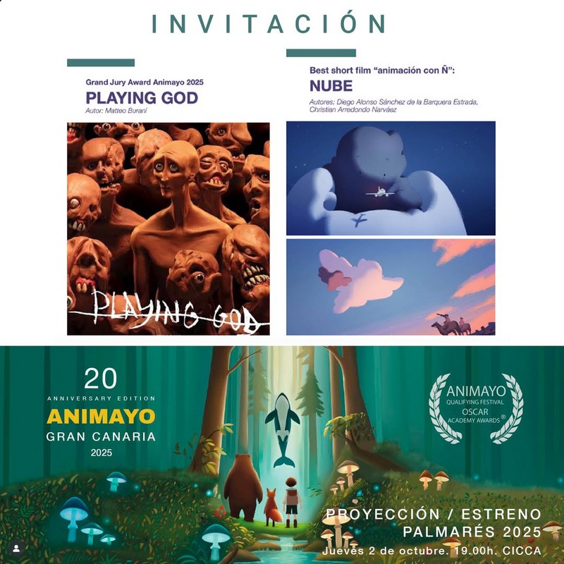 Cine - Presentación del Palmarés Animayo 2025 en el Teatro CICCA, Las Palmas de Gran Canaria.