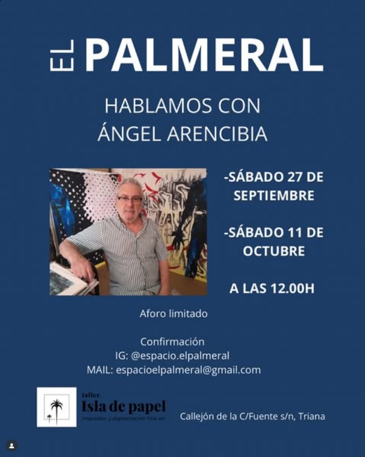 Charla - Hablamos con Ángel Arencibia de la Exposición "Ruido + Ruido" en el Espacio El Palmeral, Vegueta, Las Palmas.