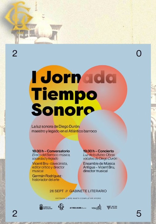 Primera Jornada "Tiempo Sonoro" en el Salón Dorado, Gabinete Literario, Las Palmas de Gran Canaria.
