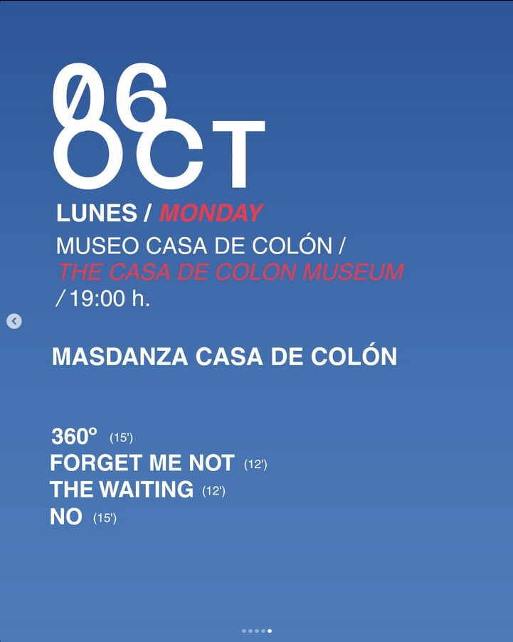 30 FESTIVAL MASDANZA | Danza en Museo Casa de Colón, Las Palmas de Gran Canaria.