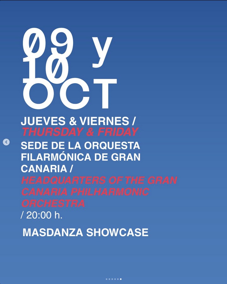 30 FESTIVAL MASDANZA | MASDANZA Showcase en la Sala Gabriel Rodó, Las Palmas de Gran Canaria.
