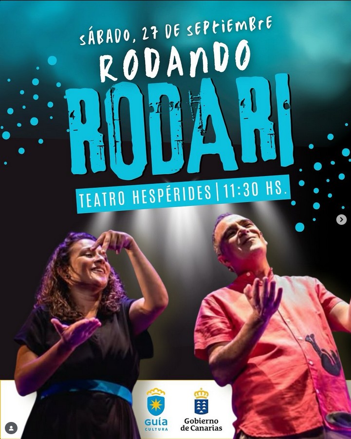 Teatro inclusivo - "Rodando Rodari" en el Teatro Hespérides de Guía, Gran Canaria.
