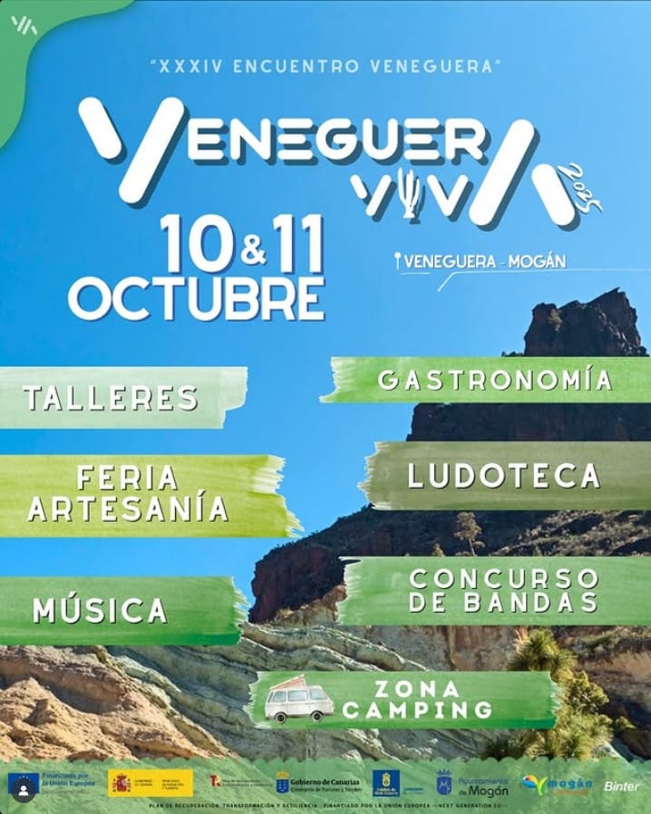 XXXIV Encuentro Veneguera Viva en Veneguera, Mogán, Gran Canaria.