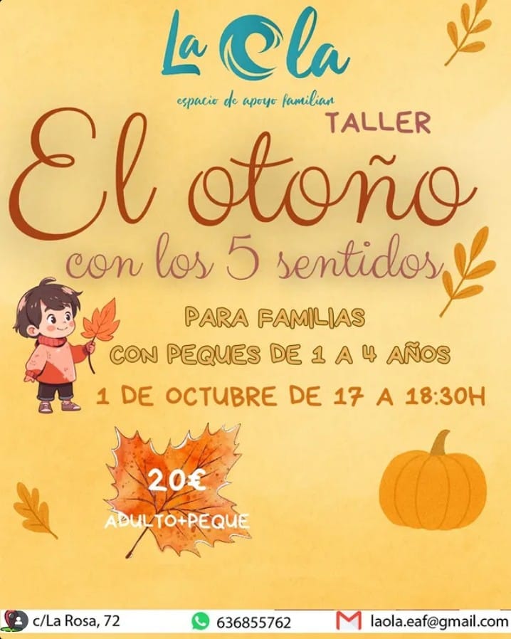Taller – El otoño con 5 sentidos