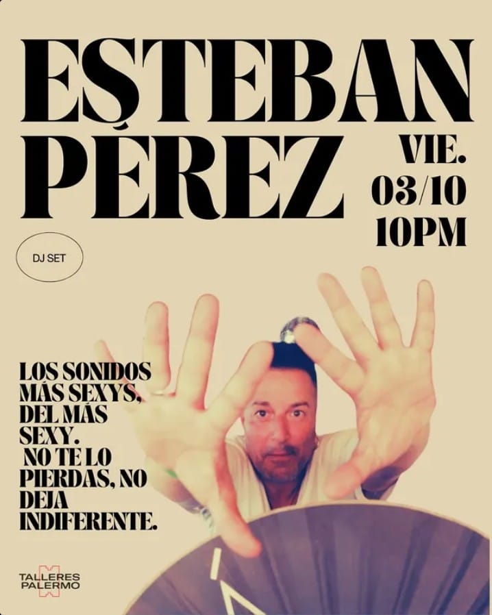 Fiesta - Esteban Pérez Dj Set en Talleres Palermo, Las Palmas de Gran Canaria.