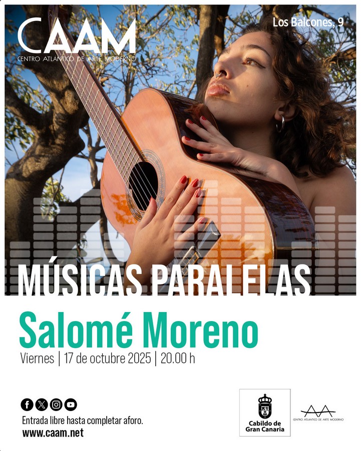 Concierto "Ciclo Músicas Paralelas: Salomé Moreno" en el Centro Atlántico de Arte Moderno, Las Palmas de Gran Canaria.