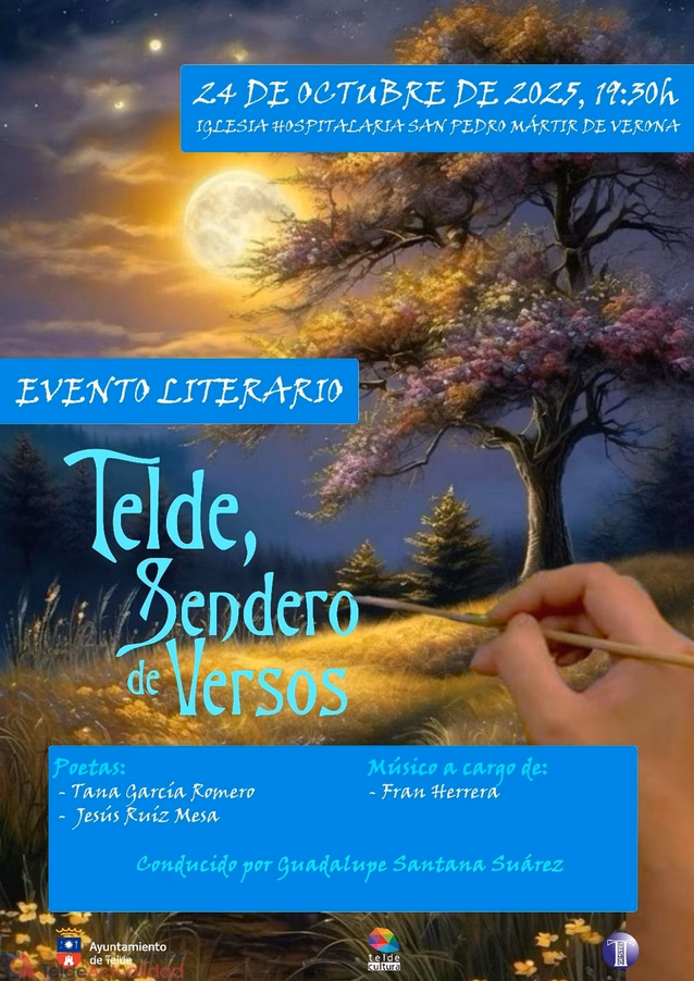 Evento Literatura - Telde, sendero de versos en la Iglesia Hospitalaria San Pedro Mártir de Verona, Telde, Gran Canaria.