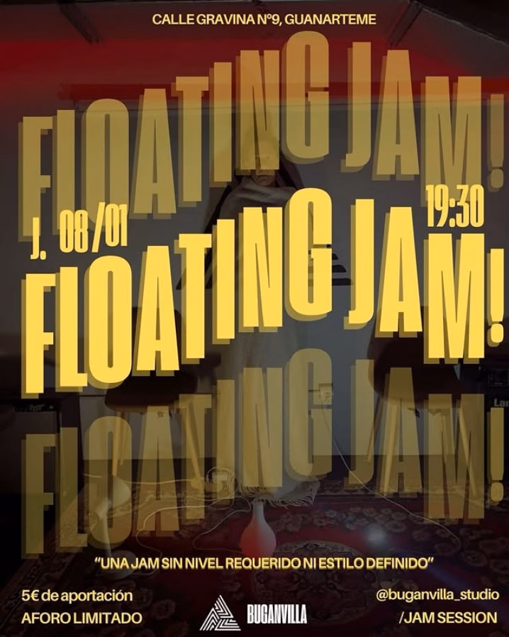 Jam Session "Floating Jam" en Buganvilla Studio, Las Palmas de Gran Canaria.