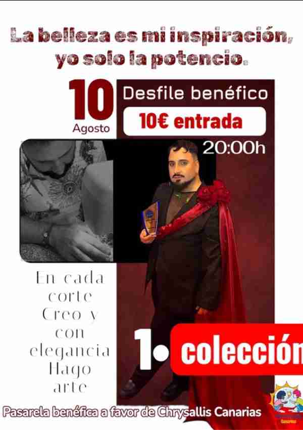 Desfile - Fran Sanchez 1ª colección en el Centro Cívico de Piletas, Las Palmas de Gran Canaria.