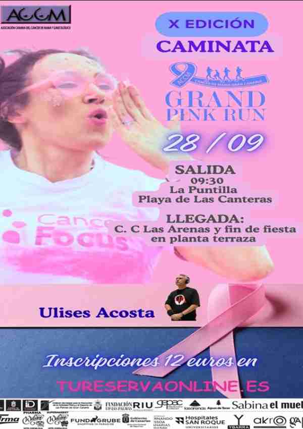 X Gran Canaria Grand Pink Run saliendo de la Puntilla, Las Palmas de Gran Canaria.