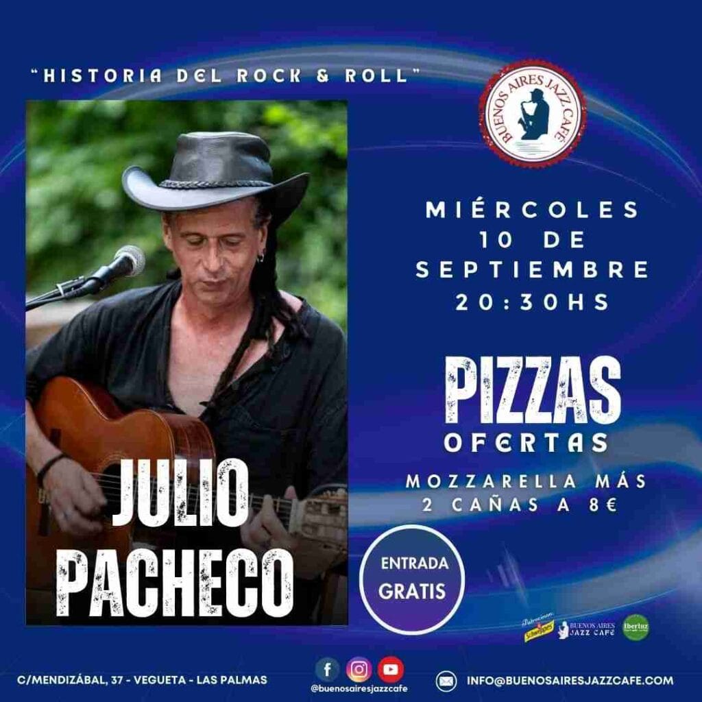 Concierto Baires – Julio Pacheco en Buenos Aires Jazz Café, Las Palmas de Gran Canaria.