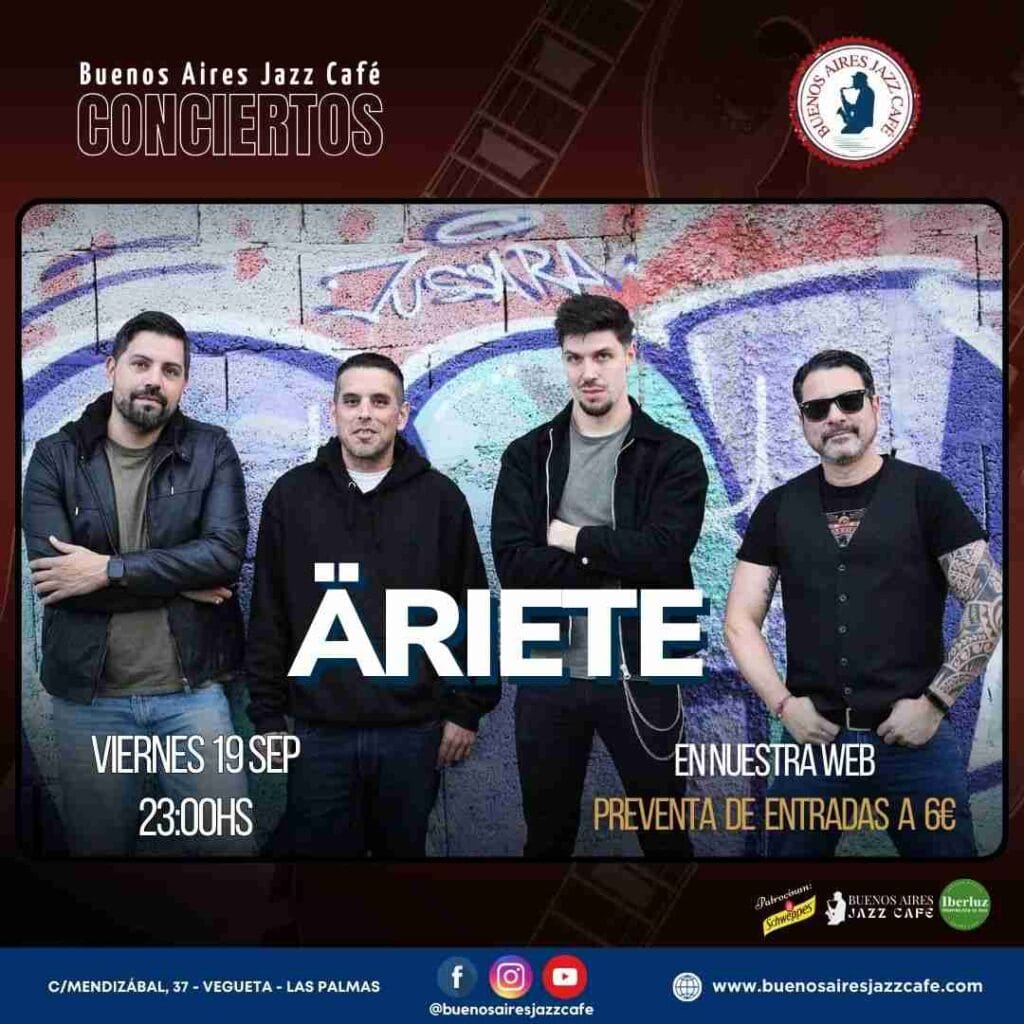 Concierto Baires - Äriete en Buenos Aires Jazz Café, Las Palmas de Gran Canaria.