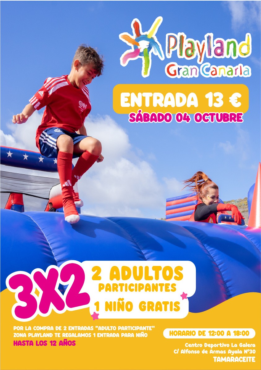 Infantil - Playland Gran Canaria en el Centro Deportivo de la Galera, Las Palmas de Gran Canaria.