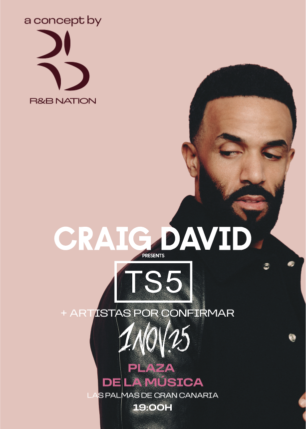 Concierto - Craig David Presents TS5, a Concept by R&B Nation en la Plaza de la Música, Las Palmas de Gran Canaria.