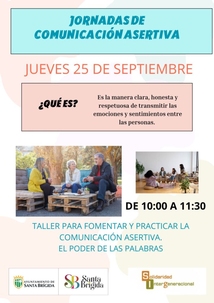 Taller - Comunicación Asertiva en el Club Municipal de Mayores de Santa Brígida, Gran Canaria.