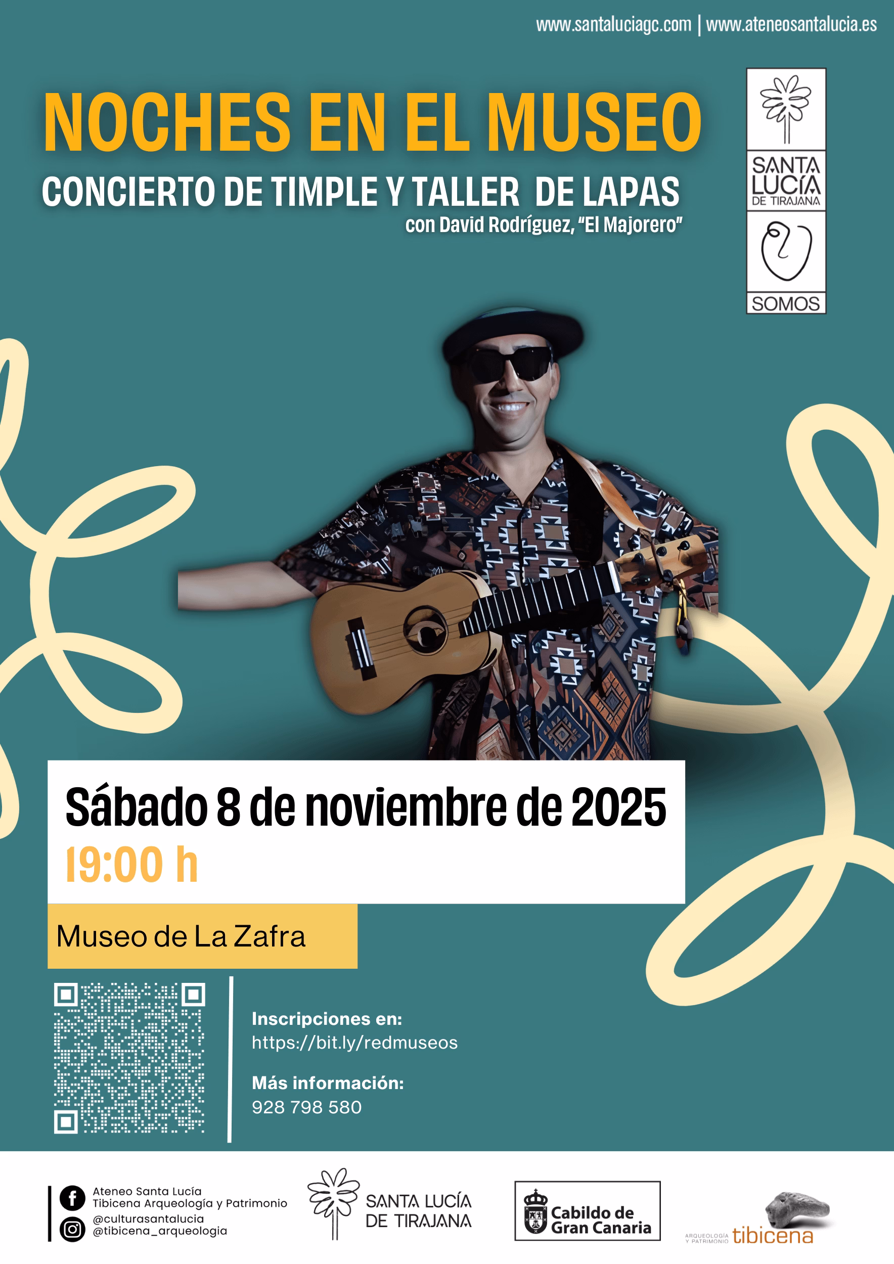Taller y concierto - "Noches en el museo" en el Museo del Museo de la Zafra de Vecindario, Santa Lucía, Gran Canaria.