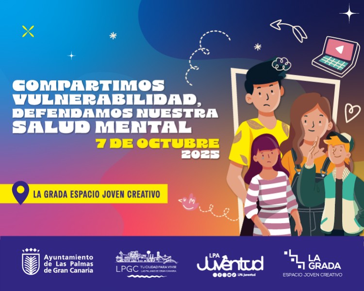 Jornadas sobre Bienestar Juvenil dirigidas a familias y profesionales en el Espacio La Grada, Las Palmas de Gran Canaria.