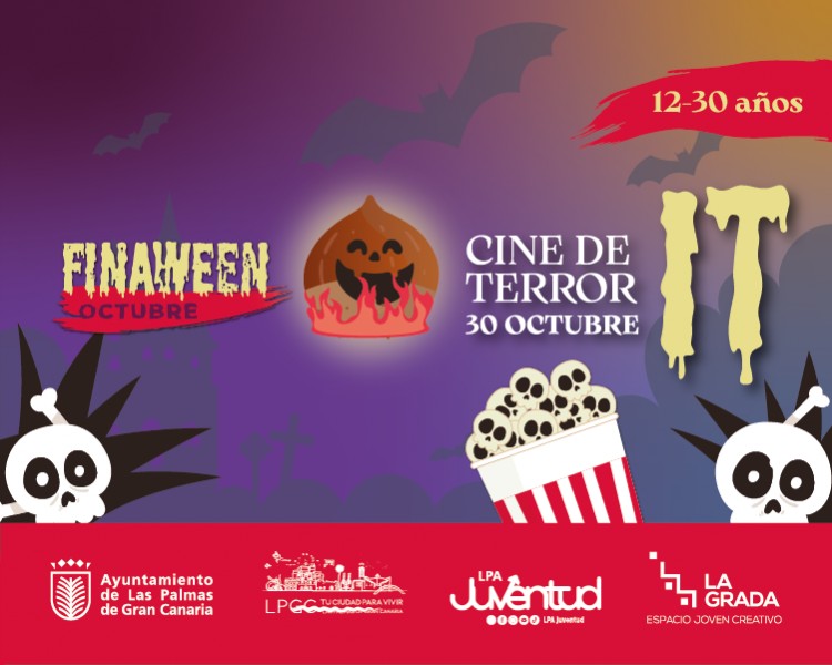 Cine de terror "IT" de Finaween en el Espacio La Grada de Las Palmas de Gran Canaria.