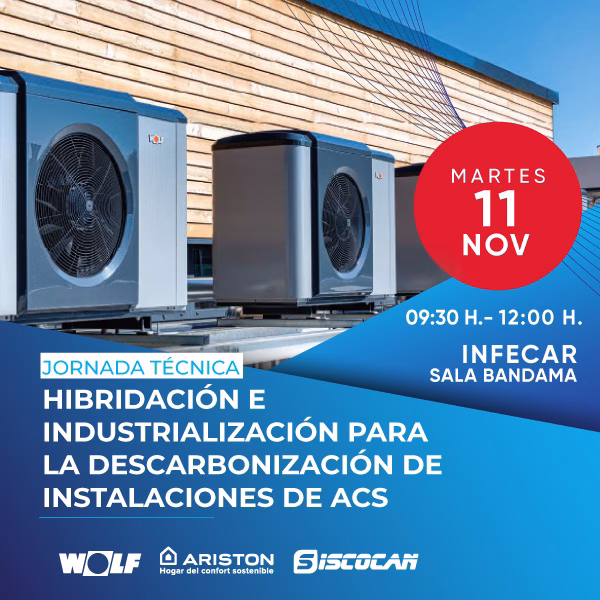 Charla - Hibridación e industrialización para la descarbonización de instalaciones de ACS