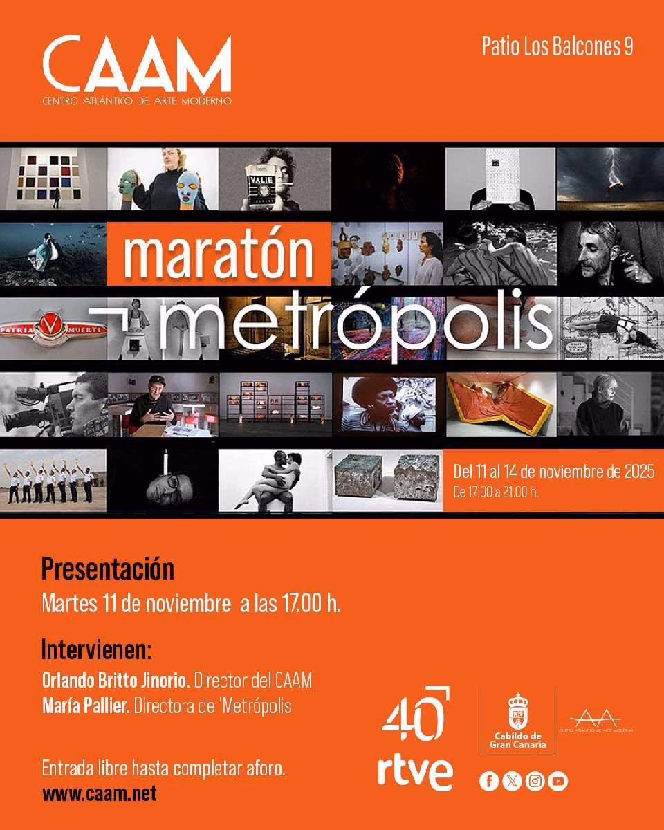 Arte - Maratón 'Metrópolis' en el Centro Atlántico de Arte Moderno, Las Palmas de Gran Canaria.