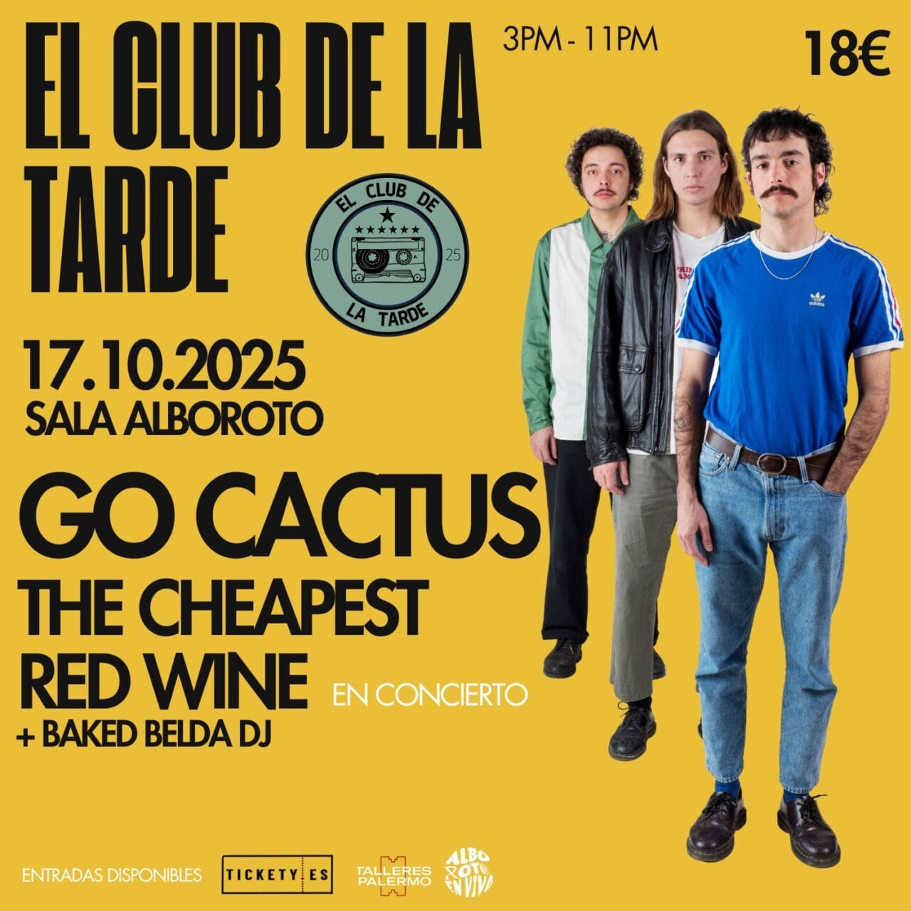 Concierto – Go Cactus + The Cheapest Red Wine