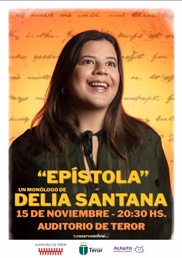 Humor - Monólogo "Epístola" de Delia Santana en el Auditorio de Teror, Gran Canaria.