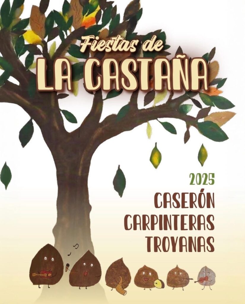 Programa de las Fiestas de La Castaña en Caserón, Carpinteras y Troyanas, Valleseco, Gran Canaria