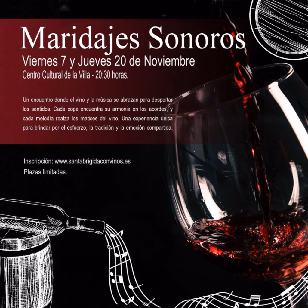 Gastro - Maridajes Sonoros en el Centro Cultural de la Villa de Santa Brígida, Gran Canaria.