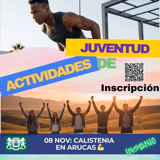 Deporte - Calistenia para jóvenes Jóvenes de Ingenio en Arucas, de Gran Canaria.