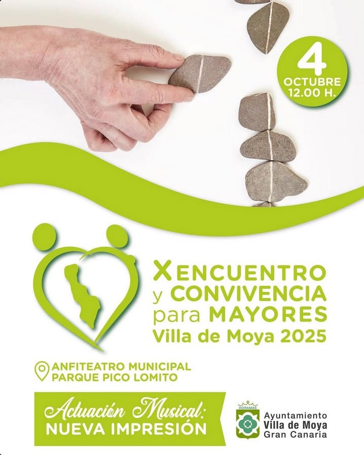 X Encuentro y Convivencia para Mayores en el Anfiteatro del Parque Pico Lomito de Moya, Gran Canaria.