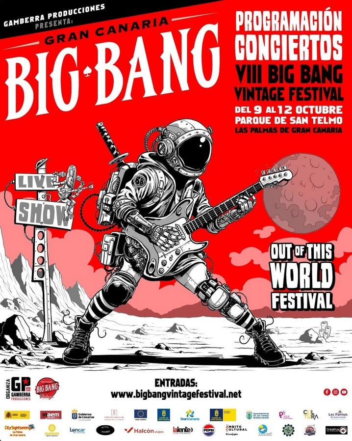 Big Bang Vintage Festival 2025 en el Parque de San Telmo, Las Palmas de Gran Canaria.