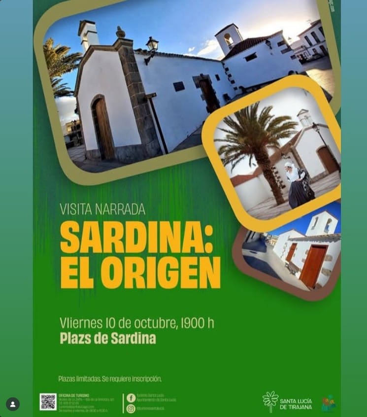 Visita Guiada - Narrada "Sardina: El orígen", en la Plaza de Sardina del Sur, Santa Lucía, Gran Canaria.