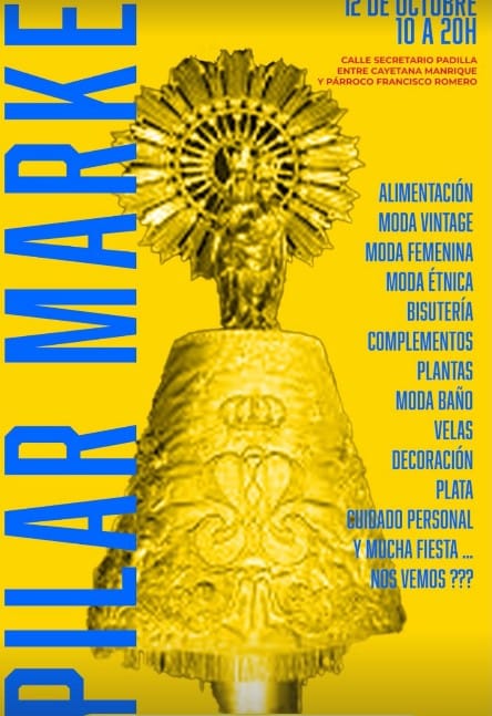 Pilar Market en la Calle Secretario Padilla, entre Cayetana Manrique y Párroco Francisco Romero, Las Palmas de Gran Canaria.