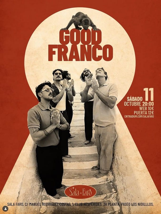 Concierto de Good Franco en Sala Faro, Las Palmas de Gran Canaria.
