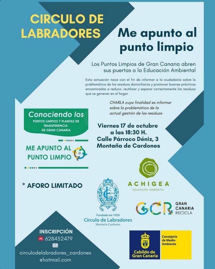 Charla – Me apunto al punto limpio