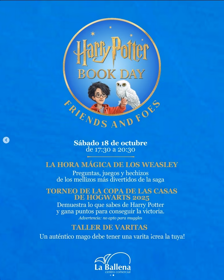 Harry Potter Book Day en el CC La Ballena, Las Palmas de Gran Canaria.