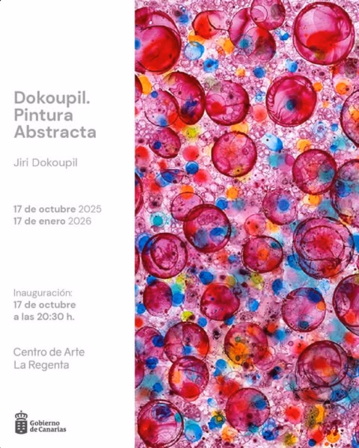 Inauguración de la exposición "Dokoupil. Pinura abstracta" en el Centro de Arte La Regenta de Las Palmas de Gran Canaria.