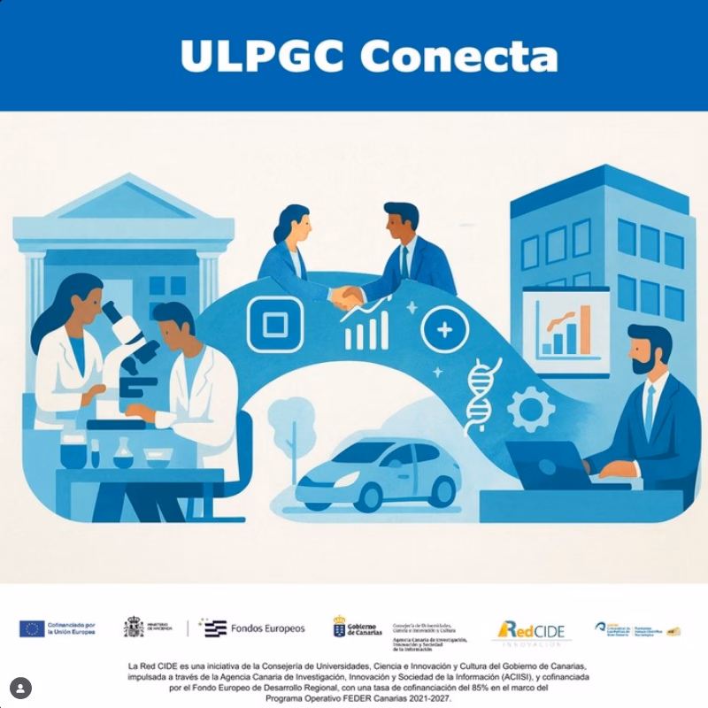 Presentación de "ULPGC Conecta:OTI" en el Aula del Piedra de la Sede Institucional de la ULPGC, Las Palmas de Gran Canaria.