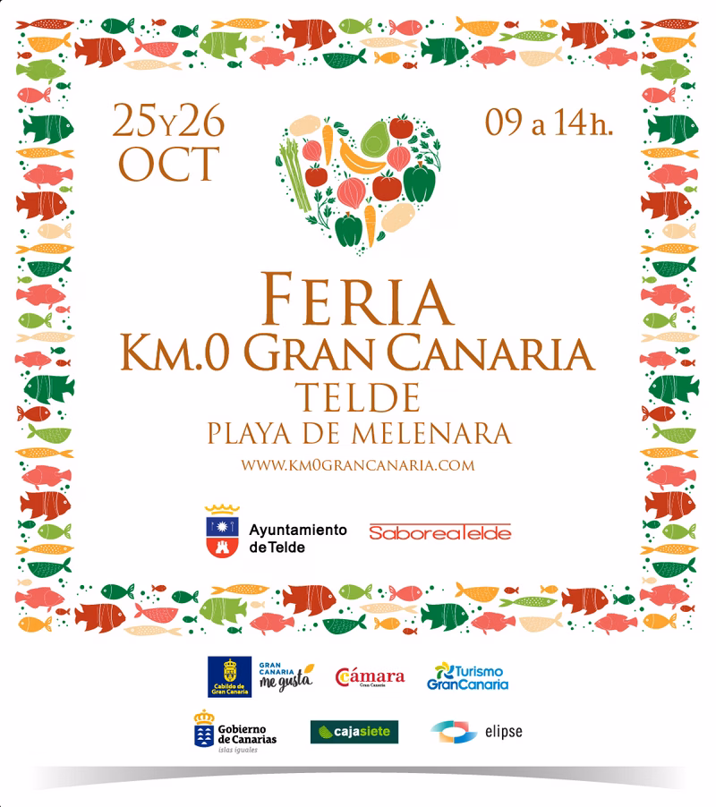 Feria Km.0 en la Playa de Melenera, Telde, Gran Canaria.