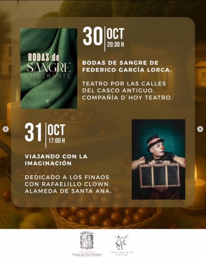 Programación de los Finaos de la Vega de San Mateo.