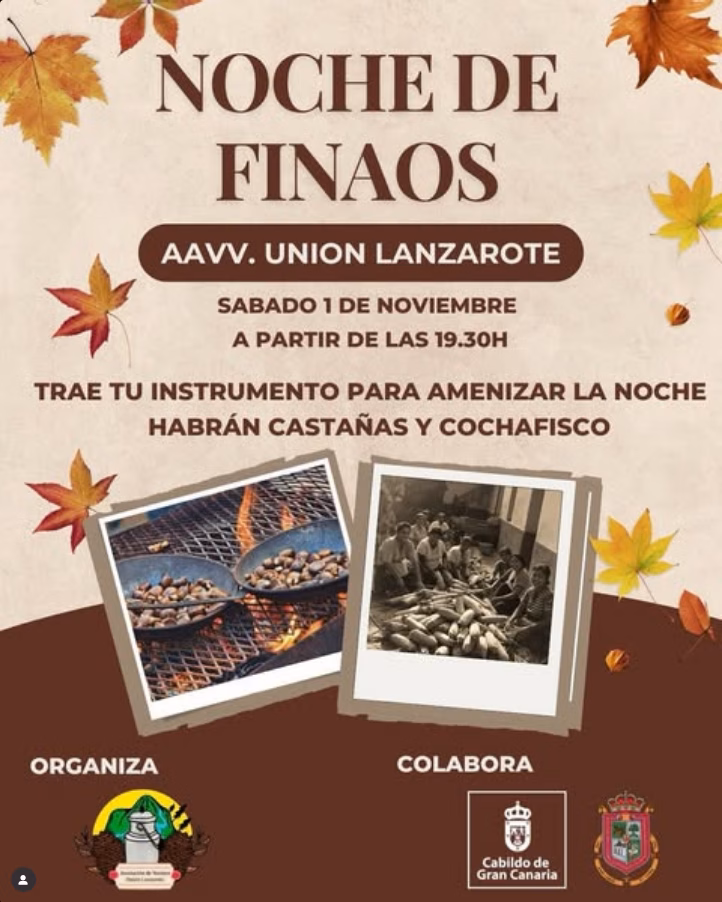 Noche de Finaos en la AA.VV. Unión Lanzarote, Valleseco, Gran Canaria.