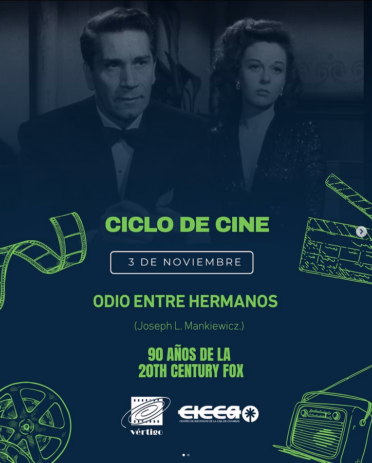 Proyección de la Película "Odio entre hermanos" en el Teatro CICCA, Las Palmas de Gran Canaria.