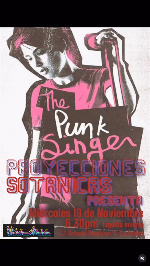 Cine - Proyecciones sotánicas con "The Punk Singer", en UltrArte, Las Palmas de Gran Canaria.
