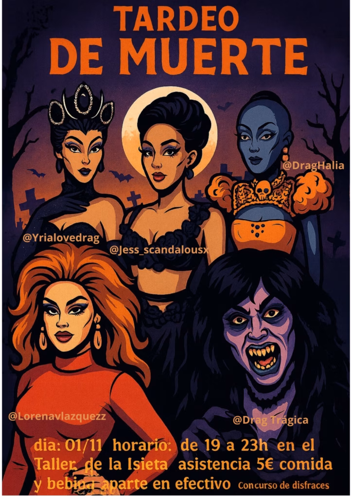 Fiesta "Tardeo de Muerte" en El Taller de La Isleta, Las Palmas de Gran Canaria.