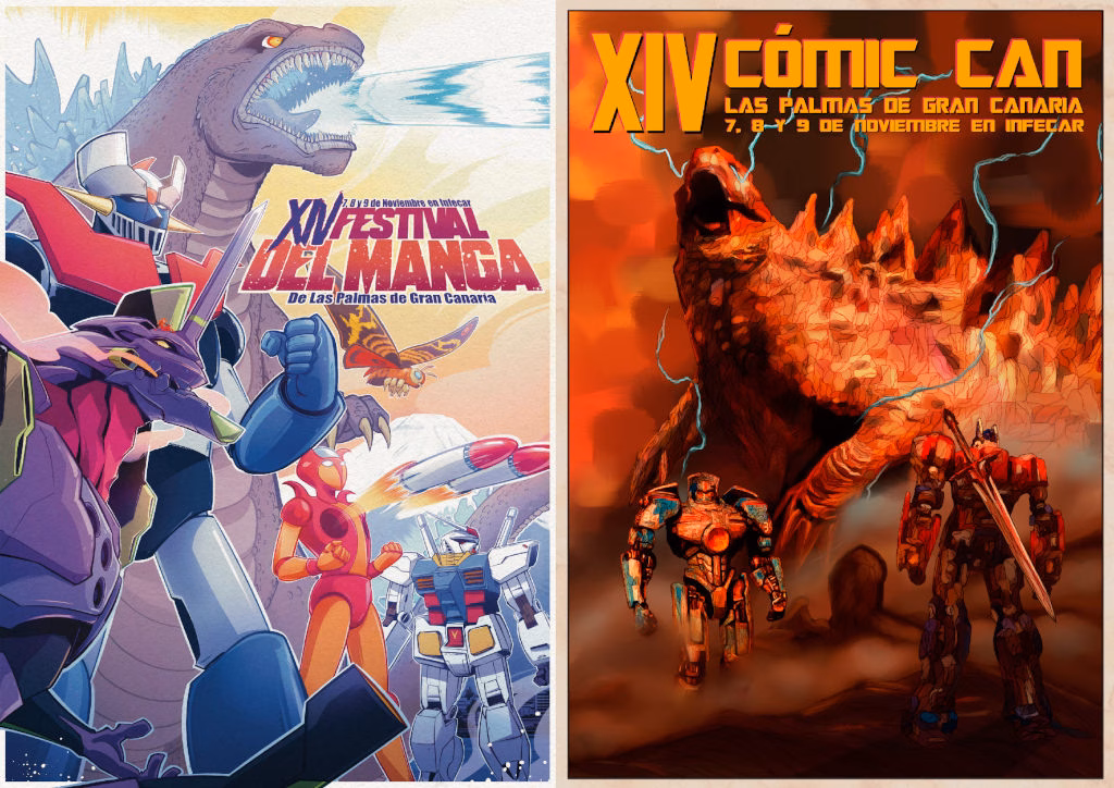 XIV Feria - Cómic Can y Festival del Manga en Infecar, Las Palmas de Gran Canaria.
