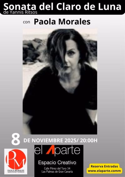 Teatro "Sonata del Claro de Luna" en El Aparte Espacio Creativo, Las Palmas de Gran Canaria.